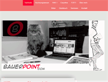 Tablet Screenshot of bauerpoint.com